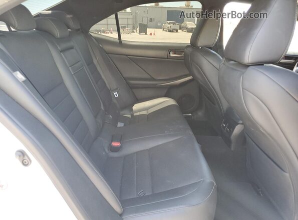 JTHBA1D29H5046365 2017 LEXUS IS White Rear seats view