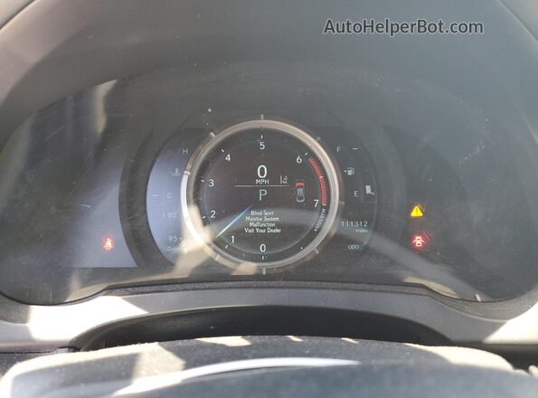 JTHBA1D29H5046365 2017 LEXUS IS White Instrument cluster view