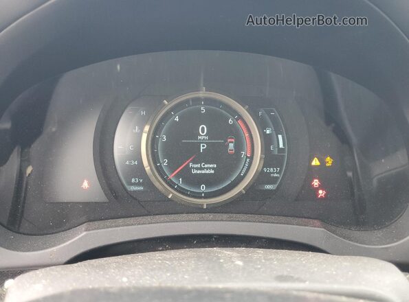 JTHBA1D2XJ5078084 2018 LEXUS IS White Սարքավորումների վահանակի տեսք