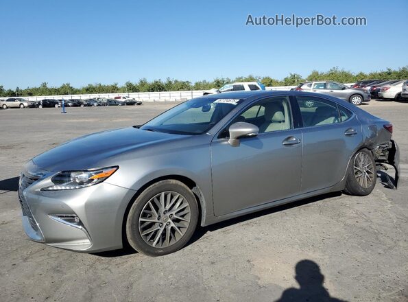 JTHBK1GG7H2256887 2017 LEXUS ES Gray წინა მარცხენა ხედი სამი მეოთხედიდან