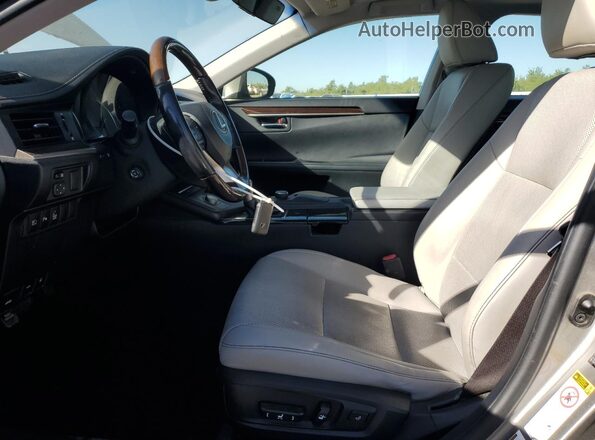 JTHBK1GG7H2256887 2017 LEXUS ES Gray წინა სალონის ხედი