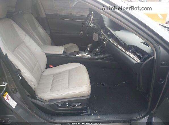 JTHBW1GGXH2139082 2017 LEXUS ES 300H Gray Вид салону спереду