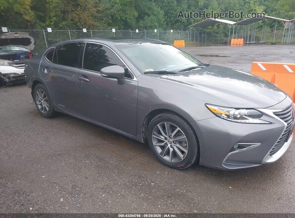 JTHBW1GGXH2139082 2017 LEXUS ES 300H Gray Передня права чверть