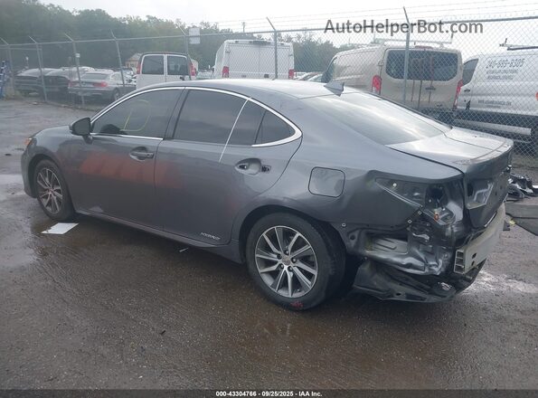 JTHBW1GGXH2139082 2017 LEXUS ES 300H Gray Задня ліва чверть