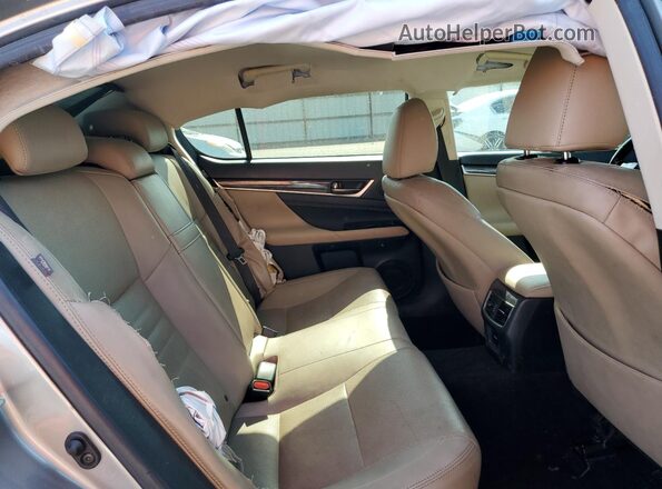JTHBZ1BL1GA003231 2016 LEXUS GS Silver Vista de los asientos traseros