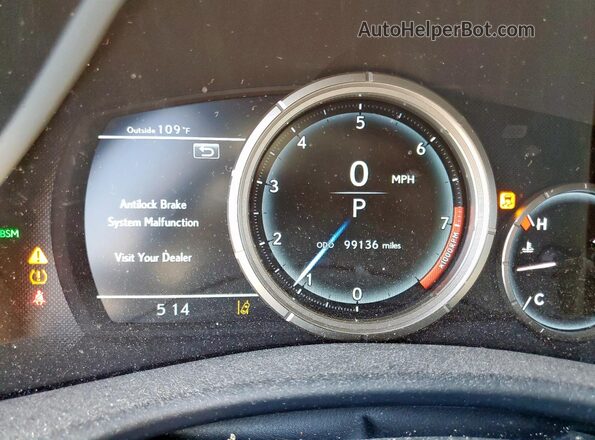 JTHBZ1BL7GA001547 2016 LEXUS GS Серебряный Вид щитка приборов