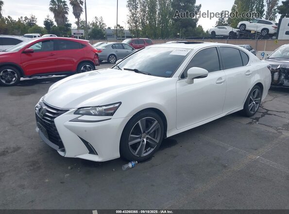 JTHBZ1BL8HA010176 2017 LEXUS GS 350 Белый Передняя левая четверть