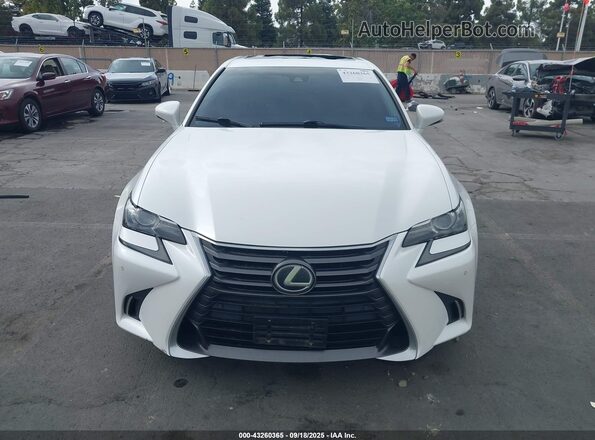 JTHBZ1BL8HA010176 2017 LEXUS GS 350 Белый Вид щитка приборов