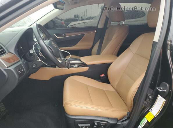 JTHBZ1BLXKA018805 2019 LEXUS GS Black წინა სალონის ხედი