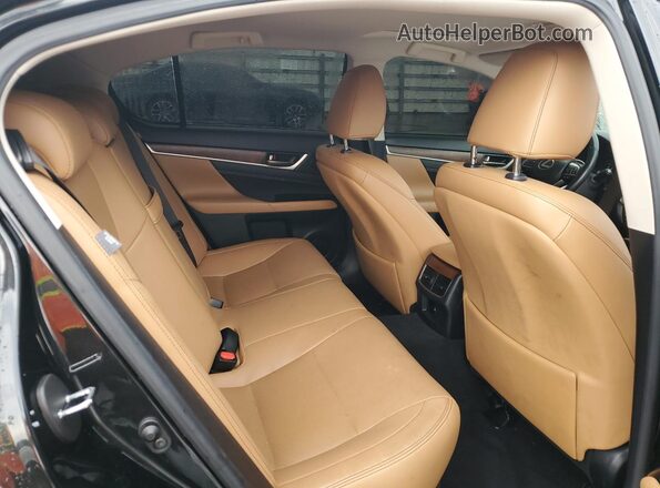 JTHBZ1BLXKA018805 2019 LEXUS GS Black უკანა სავარძლების ხედი