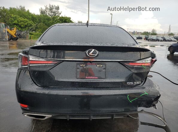 JTHBZ1BLXKA018805 2019 LEXUS GS Black უკანა ხედი