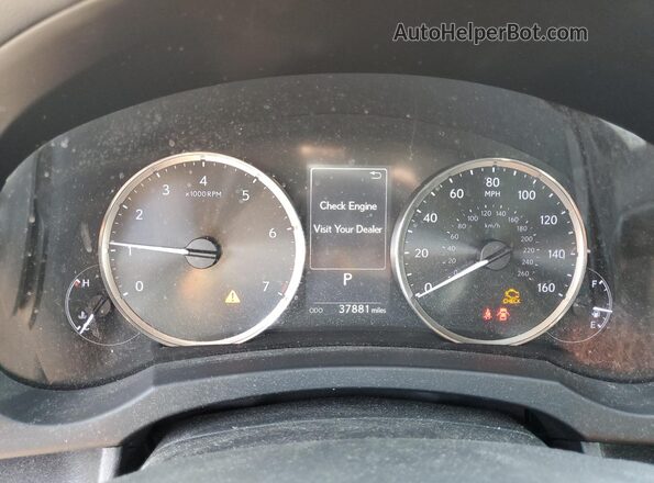 JTHC81D27J5030249 2018 LEXUS IS Silver Սարքավորումների վահանակի տեսք