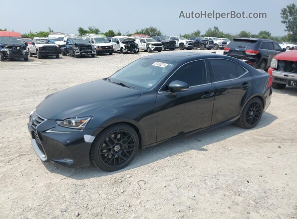 JTHC81D28J5027800 2018 LEXUS IS Black Przód lewy