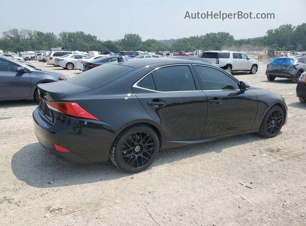 JTHC81D28J5027800 2018 LEXUS IS Black Tył prawy