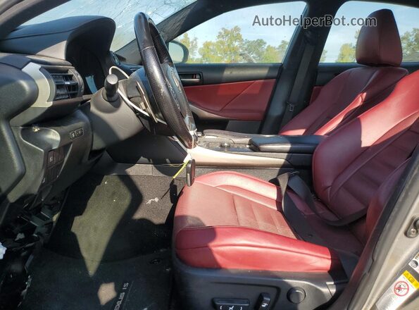 JTHC81D29J5032004 2018 LEXUS IS Silver Widok wnętrza z przodu