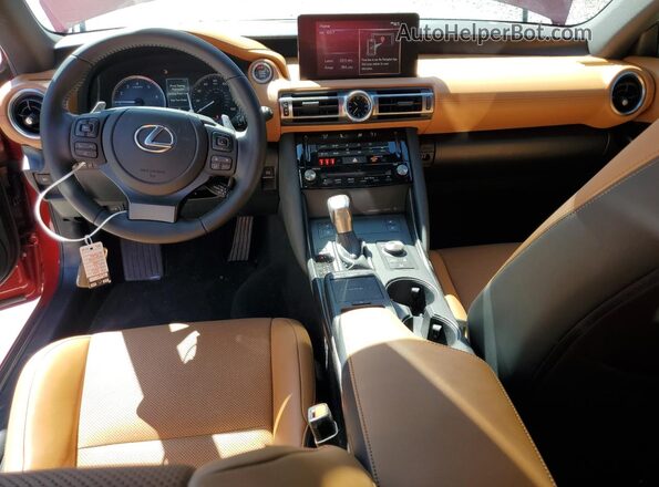 JTHC81F21M5045282 2021 LEXUS IS Красный Вид панели приборов