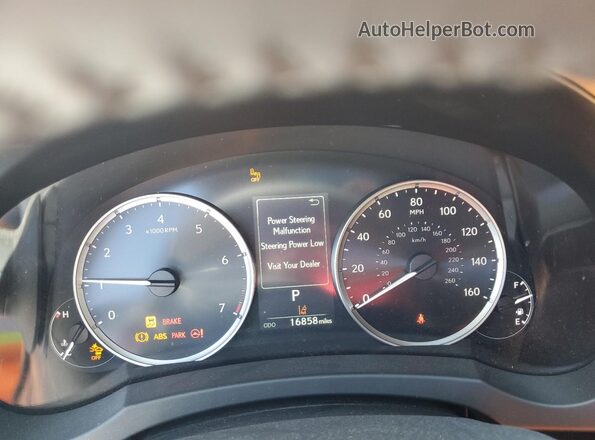 JTHC81F21M5045282 2021 LEXUS IS Красный Вид щитка приборов