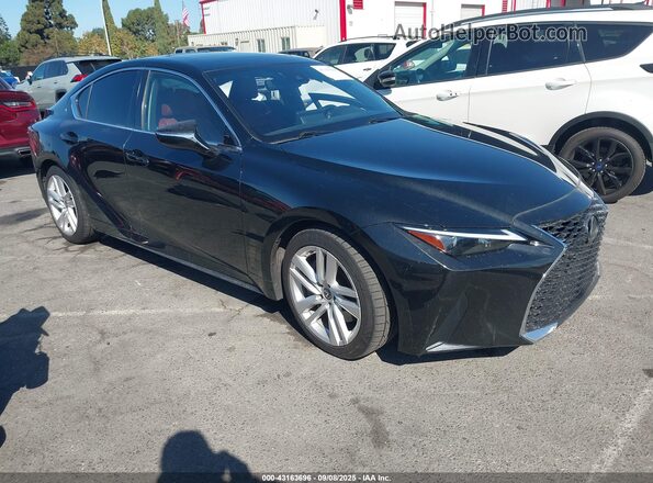 JTHCA1D27M5114077 2021 LEXUS IS 300 Черный Передняя правая четверть