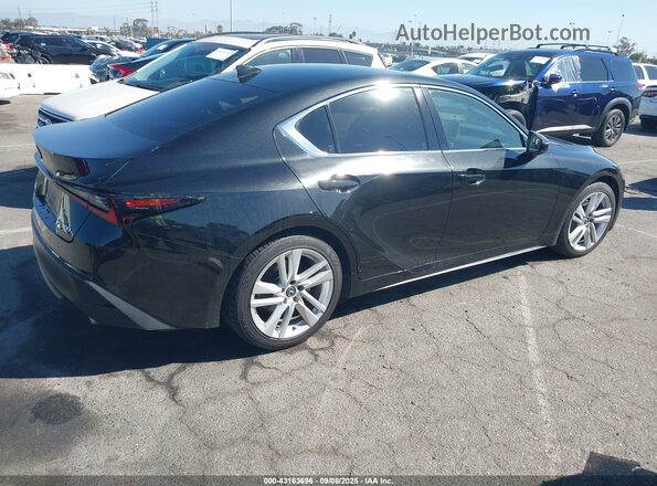 JTHCA1D27M5114077 2021 LEXUS IS 300 Черный Задняя правая четверть