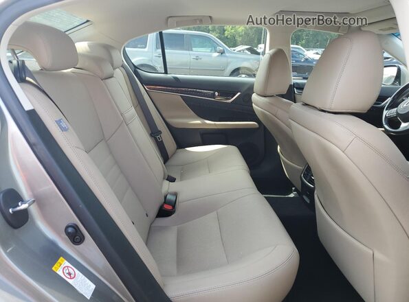 JTHCZ1BLXGA001899 2016 LEXUS GS Бежевый Вид задних сидений
