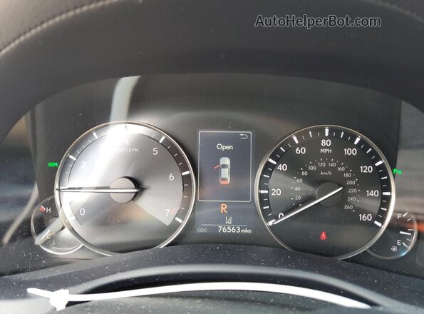 JTHCZ1BLXGA001899 2016 LEXUS GS Бежевый Вид щитка приборов