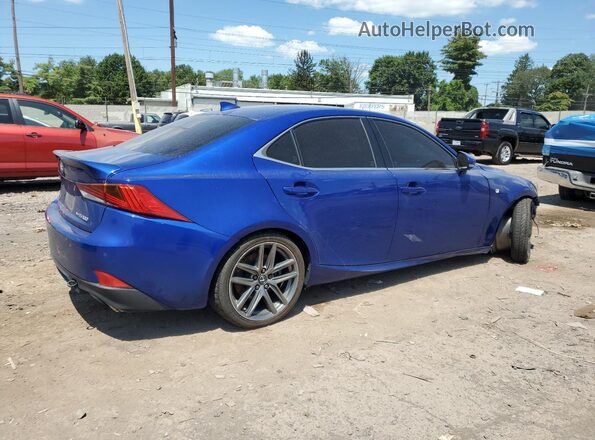 JTHG81F23L5040357 2020 LEXUS IS Blue Tył prawy