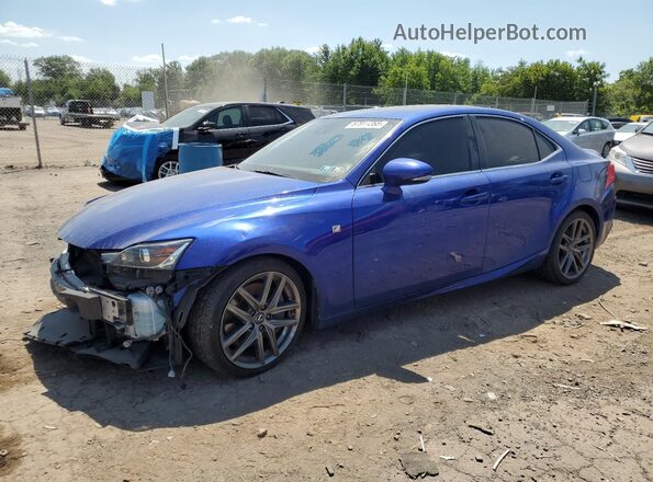 JTHG81F23L5040357 2020 LEXUS IS Blue Przód lewy