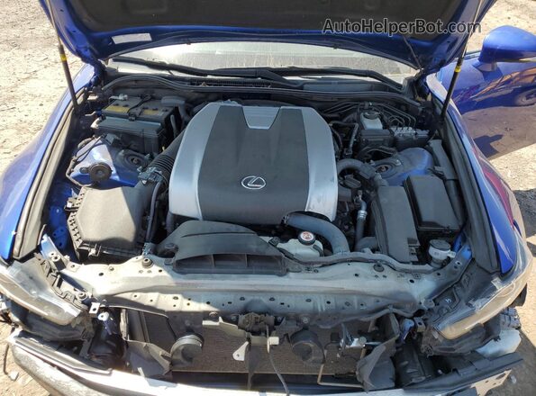 JTHG81F23L5040357 2020 LEXUS IS Blue Widok wnętrza z tyłu