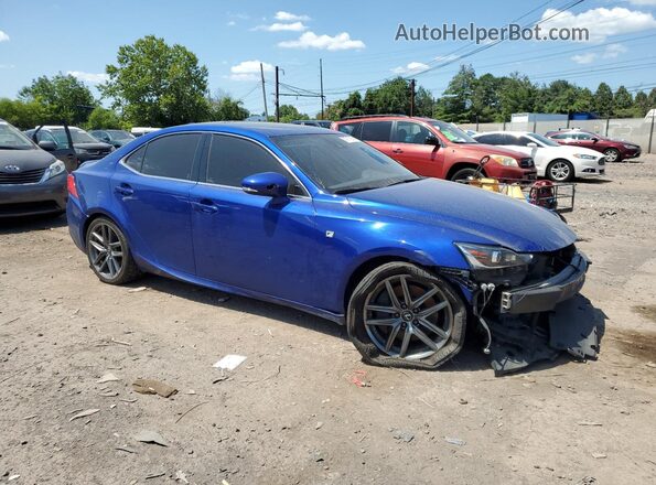 JTHG81F23L5040357 2020 LEXUS IS Blue Przód prawy