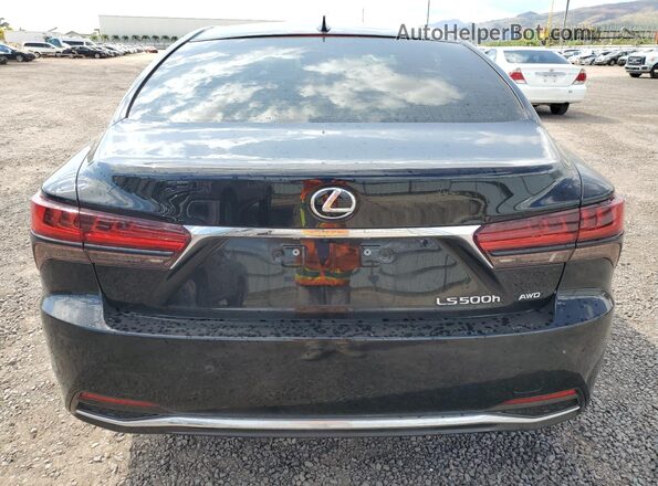 JTHGYLGF1P5002709 2023 LEXUS LS Black უკანა ხედი