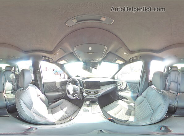 JTHGYLGF1P5002709 2023 LEXUS LS Black VIN კოდის სტიკერის ხედი