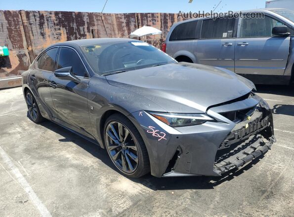 JTHGZ1B28N5056740 2022 LEXUS IS Gray Delantero derecho