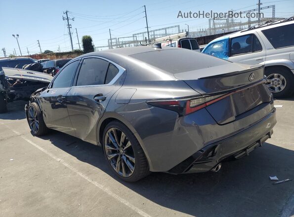 JTHGZ1B28N5056740 2022 LEXUS IS Gray Trasero izquierdo
