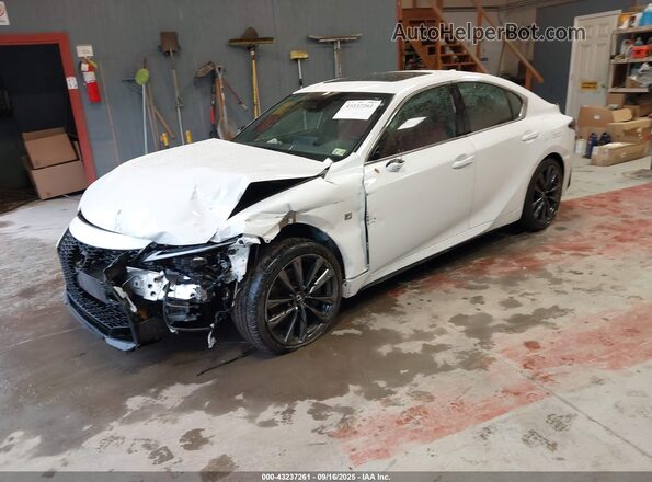 JTHGZ1E21R5034273 2024 LEXUS IS 350 Белый Передняя левая четверть