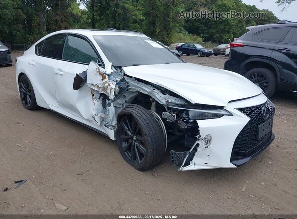 JTHGZ1E24M5020909 2021 LEXUS IS 350 Белый Передняя правая четверть