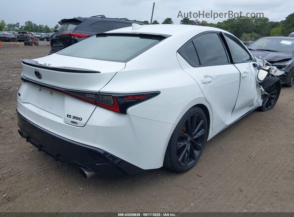 JTHGZ1E24M5020909 2021 LEXUS IS 350 Белый Задняя правая четверть