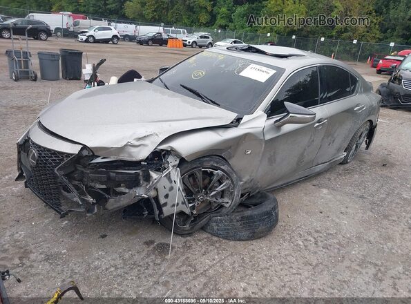 JTHGZ1E26M5020636 2021 LEXUS IS Серый Передняя левая четверть