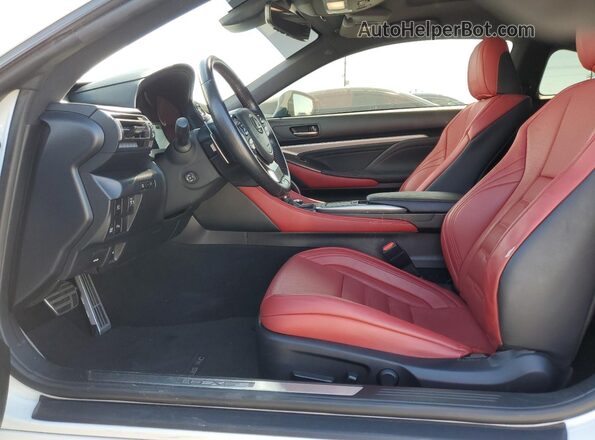 JTHGZ5BC9M5023308 2021 LEXUS RC Белый Вид салона спереди