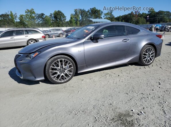 JTHHA5BC3G5002194 2016 LEXUS RC Серый Передняя левая четверть