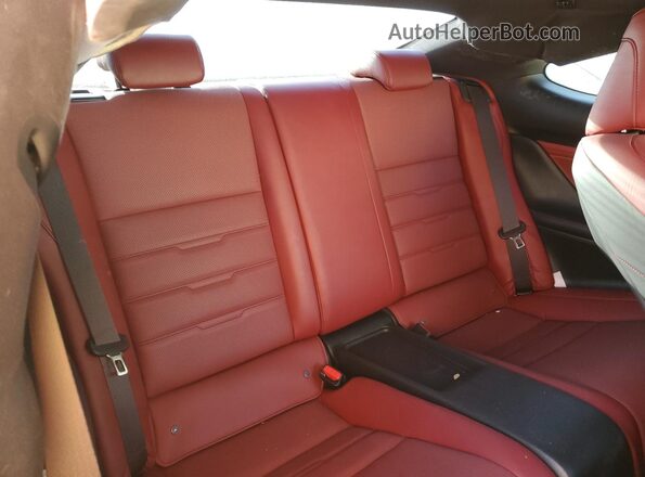 JTHHE5BC3H5017042 2017 LEXUS RC Белый Вид задних сидений