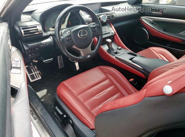 JTHHZ5BC2K5021062 2019 LEXUS RC White Widok deski rozdzielczej