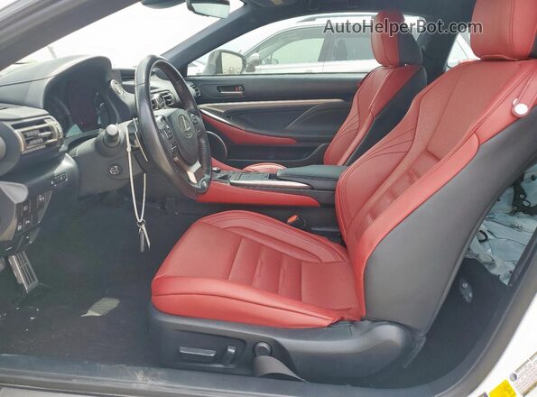 JTHHZ5BC2K5021062 2019 LEXUS RC White Widok wnętrza z przodu