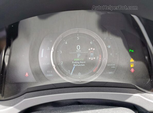 JTHHZ5BC2K5021062 2019 LEXUS RC White Widok zestawu wskaźników