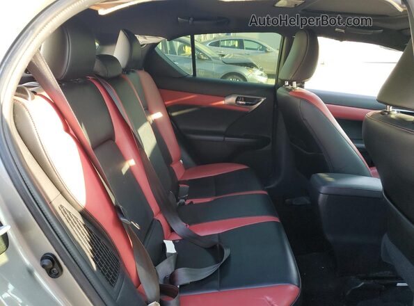 JTHKD5BH1G2271966 2016 LEXUS CT Silver Вид задніх сидінь
