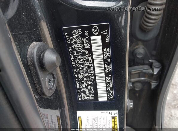 JTHR9JBH1L2023977 2020 LEXUS UX 250H Черный Вид подкапотного пространства