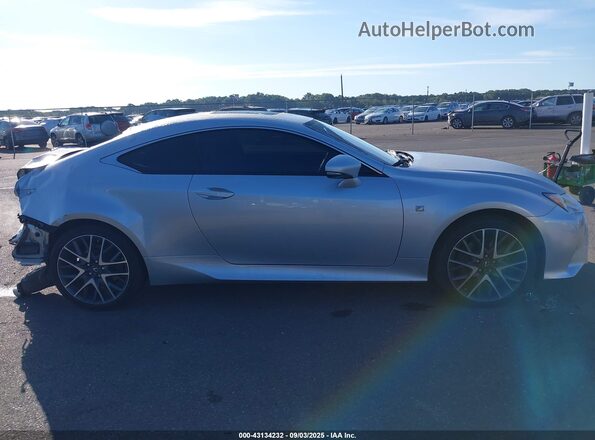 JTHSM5BC0G5000383 2016 LEXUS RC 300 Silver Vista interior trasera