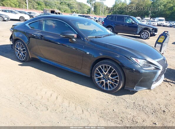 JTHSM5BC9H5002568 2017 LEXUS RC 300 Черный Передняя правая четверть
