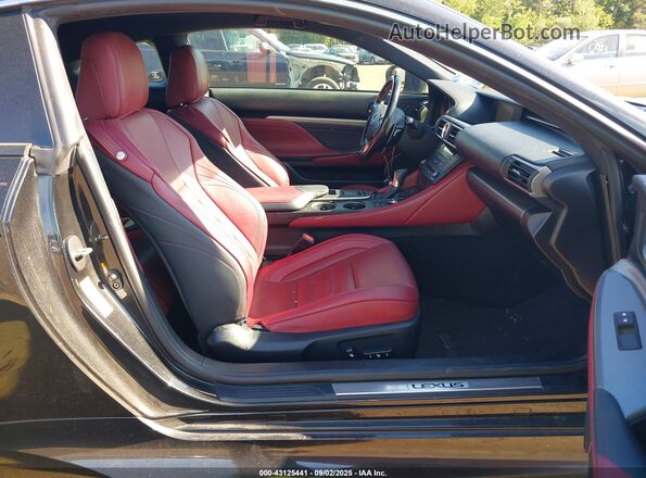 JTHSM5BC9H5002568 2017 LEXUS RC 300 Черный Вид салона спереди
