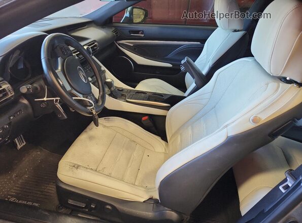 JTHSZ5BC2K5009614 2019 LEXUS RC Серебряный Вид салона спереди