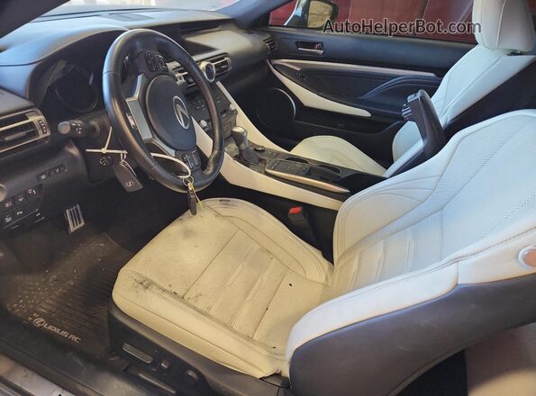 JTHSZ5BC2K5009614 2019 LEXUS RC Серебряный Вид панели приборов
